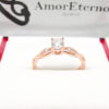 Amor Eterno - Anillo Mérida / Oro Sólido 10k / Rosa - Imagen 5