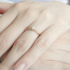 Amor Eterno - Anillo Mérida / Oro Sólido 14k / Blanco - Imagen 7