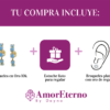 Amor Eterno - Broqueles Media Arracada / Aretes / Oro 10k / Turquesa - Imagen 9