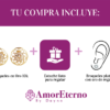 Amor Eterno - Broqueles / Flor Mandala Grande / Oro 10k - Imagen 9