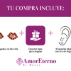 Amor Eterno - Broqueles Sexy Kiss / Aretes / Oro 10k / ROJO - Imagen 8