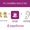Amor Eterno - Broqueles Micro Trébol / Aretes Oro 10k - Imagen 9