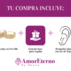 Amor Eterno - Arracadas Huggie Doble Dahlia / Aretes Oro 10k - Imagen 9