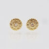 Amor Eterno - Broqueles Girasol Elegance / Aretes Oro 10k - Imagen 4
