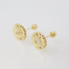 Amor Eterno - Broqueles Girasol Elegance / Aretes Oro 10k - Imagen 7