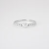 Amor Eterno - Churumbela / Corazón 10p* / Oro 14k Sólido / Blanco - Imagen 3