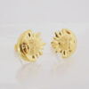 Amor Eterno - Broqueles Eclipse Chico / Aretes / Oro 10k - Imagen 6