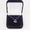 Amor Eterno - Gargantilla Plata / Oro 24k / Corazón Eterno / Verde - Imagen 5