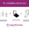 Amor Eterno- Dije Atrapasueños + Juego Aretes Plata Oro 24k - Imagen 10