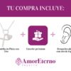 Amor Eterno - Collar Plata / Oro 24k / Cruz Corazón + Regalo - Imagen 9