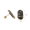 Amor Eterno - Broqueles Runa Buena Suerte / Aretes Oro 10k - Imagen 2