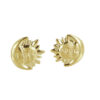 Amor Eterno - Broqueles Eclipse Chico / Aretes / Oro 10k