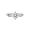 Amor Eterno - Anillo Grelow / Oro 10k Solido / Blanco