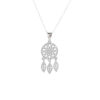 Amor Eterno- Dije Atrapasueños + Juego Aretes Plata Oro 24k - Imagen 2