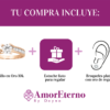 Amor Eterno - Anillo Elenna / Oro Sólido 10k / Rosa - Imagen 8