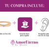 Amor Eterno - Anillo Nikki / Oro Sólido 14k / Rosa - Imagen 8