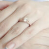 Amor Eterno - Anillo Victoria / Oro 10k Sólido / Blanco - Imagen 8