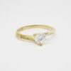 Amor Eterno - Anillo Lucky / Oro 14k Sólido / Amarillo - Imagen 3