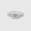 Amor Eterno - Anillo Victoria / Oro 10k Sólido / Blanco - Imagen 3