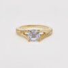 Amor Eterno - Anillo Victoria / Oro 14k Sólido / Amarillo - Imagen 3