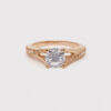 Amor Eterno - Anillo Victoria / Oro 14k Sólido / Rosa - Imagen 3