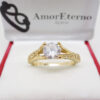 Amor Eterno - Anillo Victoria / Oro 14k Sólido / Amarillo - Imagen 5