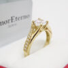 Amor Eterno - Anillo Victoria / Oro 14k Sólido / Amarillo - Imagen 4