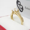 Amor Eterno - Anillo Victoria / Oro 14k Sólido / Amarillo - Imagen 6