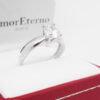 Amor Eterno - Anillo Lupin / Oro 14k Sólido / Blanco - Imagen 4