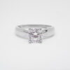 Amor Eterno - Anillo Lupin / Oro 14k Sólido / Blanco - Imagen 3
