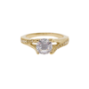 Amor Eterno - Anillo Victoria / Oro 14k Sólido / Amarillo