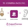 Amor Eterno - 2 Dijes Para Arracada Corazón Oro 10k / RELLENO - Imagen 8