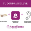 Amor Eterno - Anillo Corazón Lazo / Oro Sólido 10k - Imagen 9