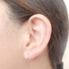 Amor Eterno - Arracadas / Piercing / Aretes / Oro 14k / 7mm / Amarillo - Imagen 8