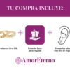 Amor Eterno - Arracadas Huggie Estrella Facetada / Oro 10k - Imagen 8