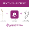 Amor Eterno - Dije Cruz Crucifijo Grande / Oro 10k + Cadena - Imagen 9
