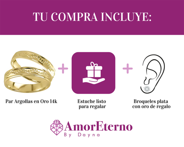 Argollas Universe 14k - Imagen 7