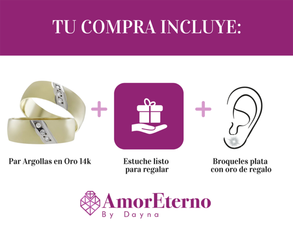 Argollas Sky 14k - Imagen 7