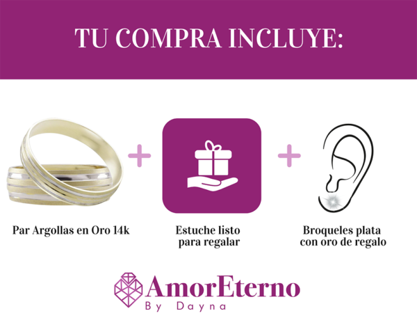 Argollas Verdad 14k - Imagen 7