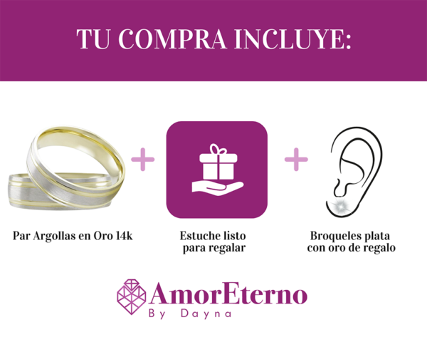 Argollas Fidelidad 14k - Imagen 7