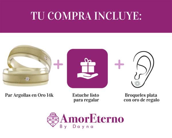 Argollas Hai 14k - Imagen 7