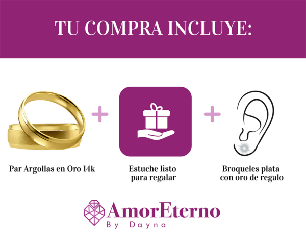 Argollas Inocencia 14k - Imagen 7