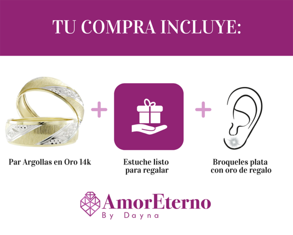 Argollas Olimpo 14k - Imagen 7