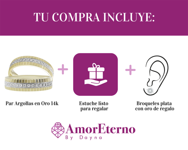 Argollas varda14k - Imagen 7