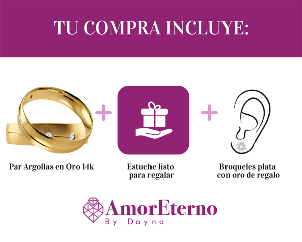 Argollas Eyre 14k - Imagen 7