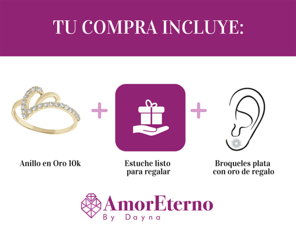 Anillo Corazón Ashirin 10k - Imagen 9