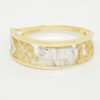 Anillo Buena Suerte Angosto 14K - Imagen 2