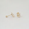 Amor Eterno - Broqueles Cisne Aretes / Oro 10k - Imagen 6