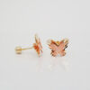 Amor Eterno - Broqueles Mariposa 3d Amrós Aretes / Oro 10k - Imagen 6