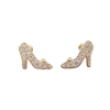 Amor Eterno - Broqueles Zapatilla Cenicienta Disney /oro 10k